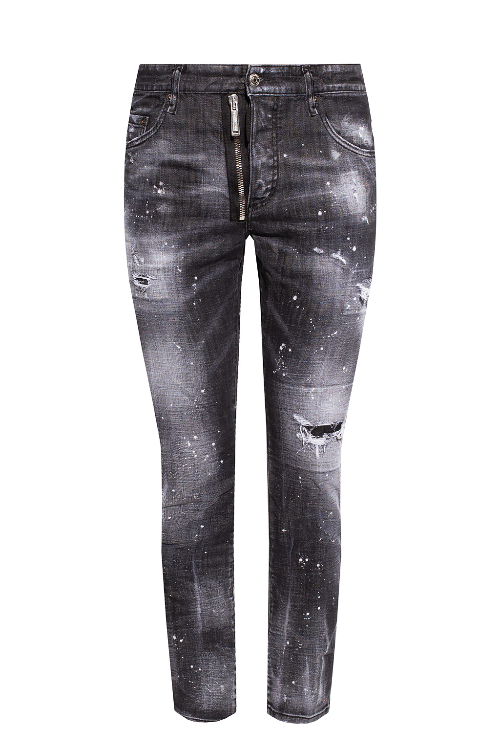 IetpShops Australia - Grey 'Skater Jean' jeans Dsquared2 - Round